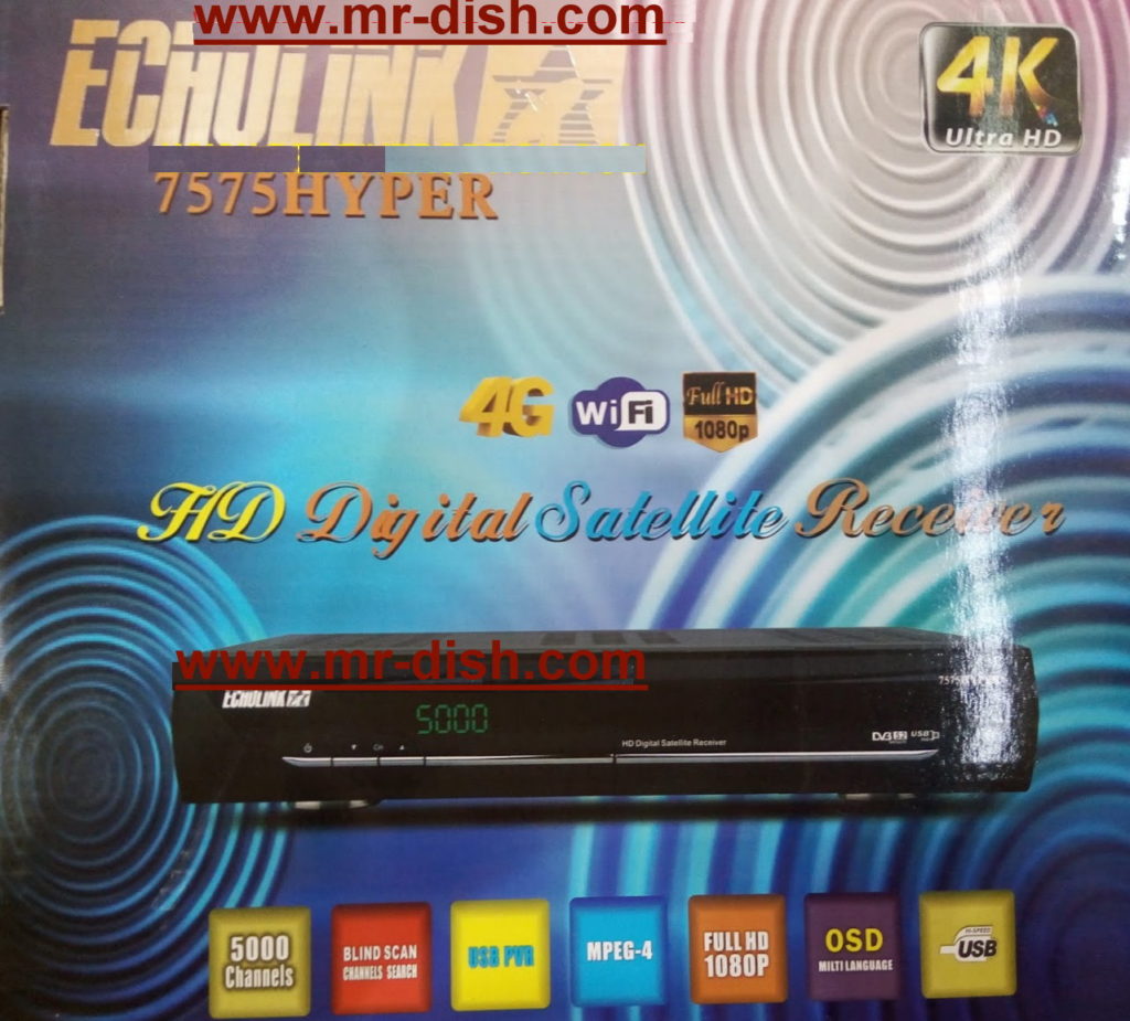 HOW TO ADD BISS KEY IN ECHOLINK 7575 HYPER HD RECEIVER
