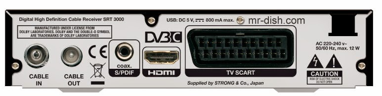 Strong SRT 3000 HD Satellite Receiver Software
