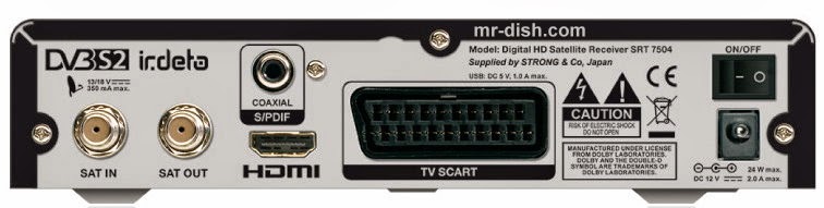 Strong SRT 7504 HD Satellite Receiver Software
