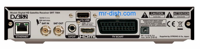 Strong SRT 7004 High Definition Satellite Receiver Software