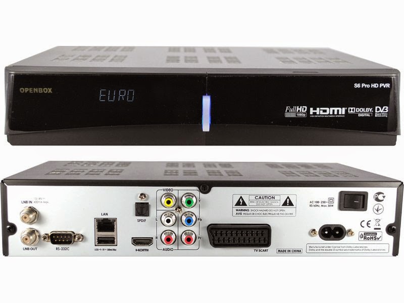 OpenBox S6 Pro HD PVR Satellite Receiver Software