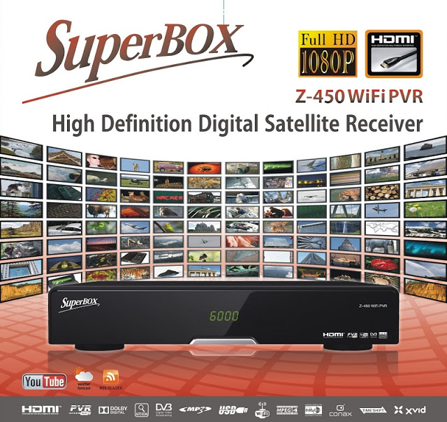 SUPERBOX Z-450 WiFi PVR Satellite Receiver Software, Tools