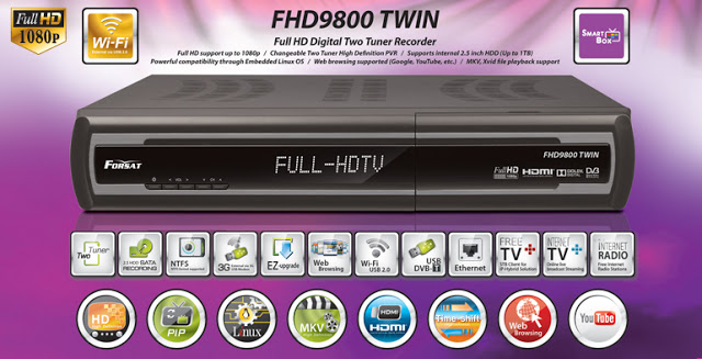 Forsat FHD9800 TWIN Receiver Software, Tools