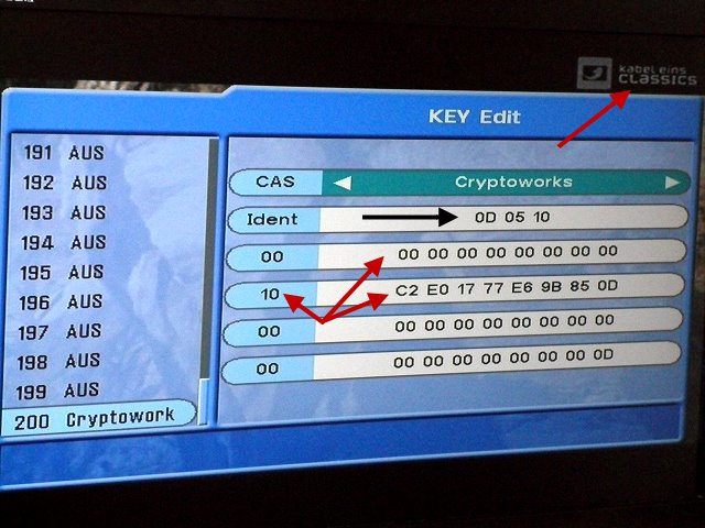Cryptoworks Keys Latest Updated