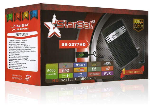 Starsat SR-2077HD Satellite Receiver Software, Tools