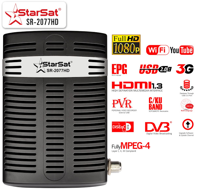 Starsat SR-2077HD Satellite Receiver Software, Tools
