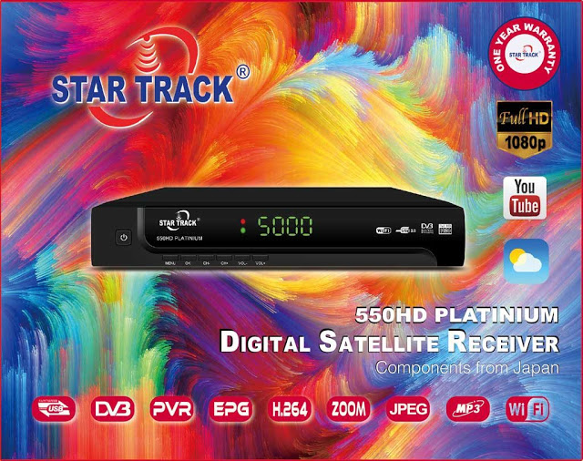 Star Track SRT 550HD PLATINUM Receiver Software, Tools