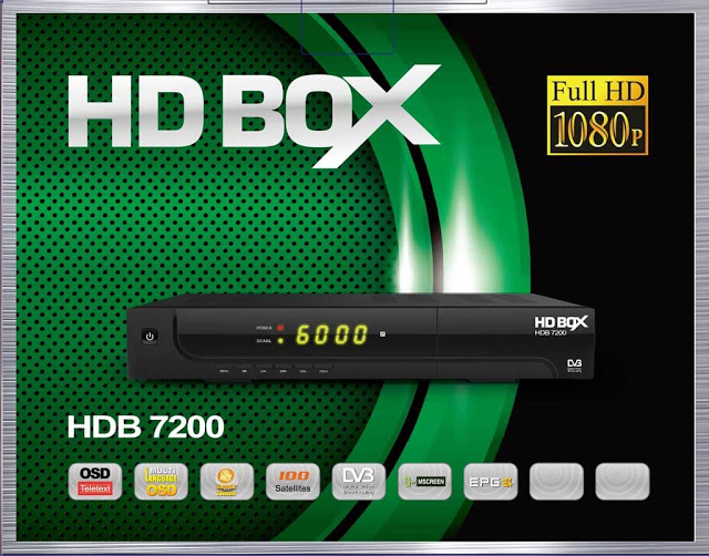 HD BOX HDB 7200 Green Receiver Software, Tools