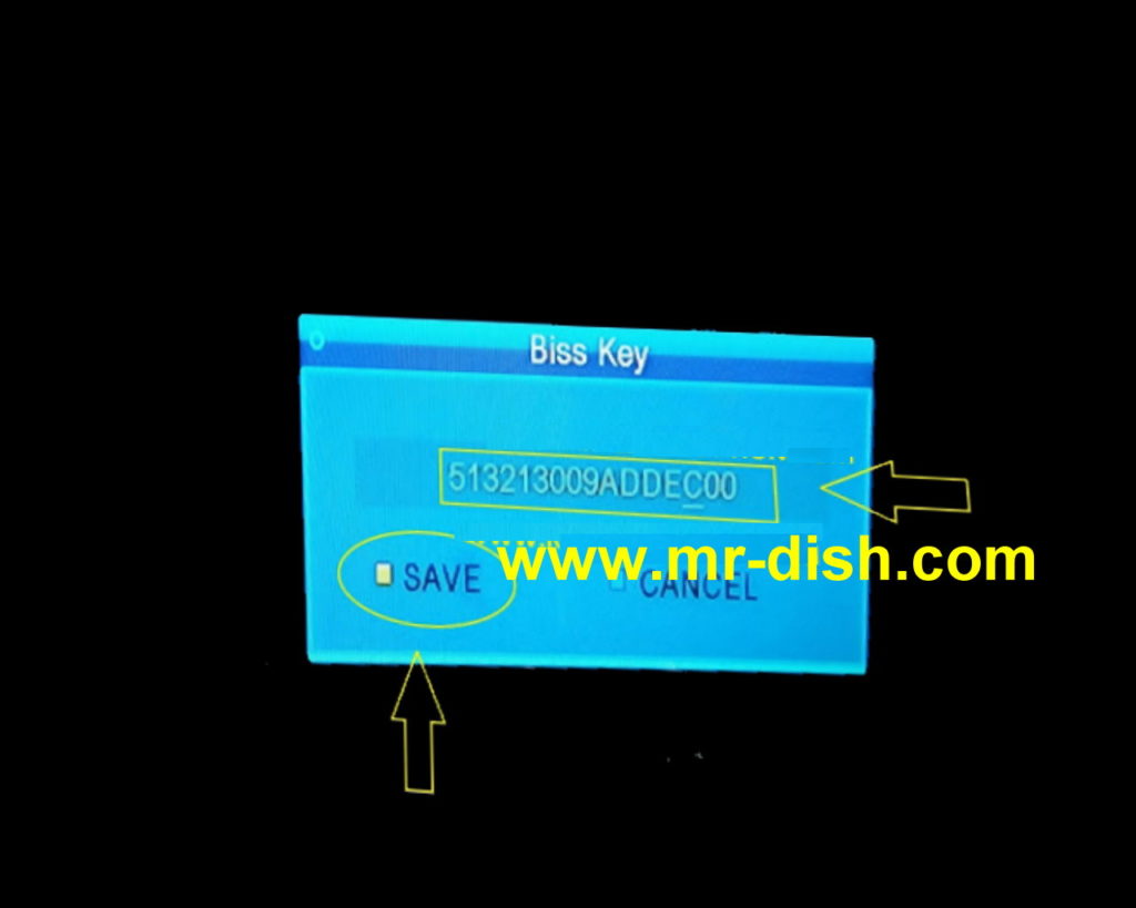 HOW TO ADD BISS KEY IN ECHOLINK I1000 HD RECEIVER Help Desk