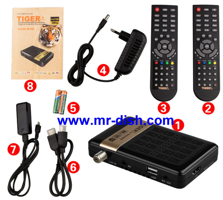 TIGER E400 MINI HD Satellite Receiver Latest Software, Tools