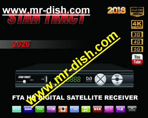 STAR TRACT 2020 2018 HD RECEIVER AUTOROLL POWERVU KEY LATEST SOFTWARE