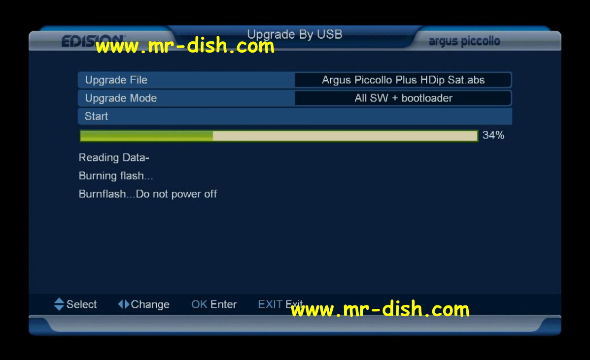 HOW TO UPDATE SOFTWARE EDISION Picco S2 HD RECEIVER