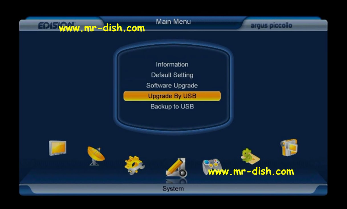 HOW TO UPDATE SOFTWARE EDISION Picco S2 HD RECEIVER