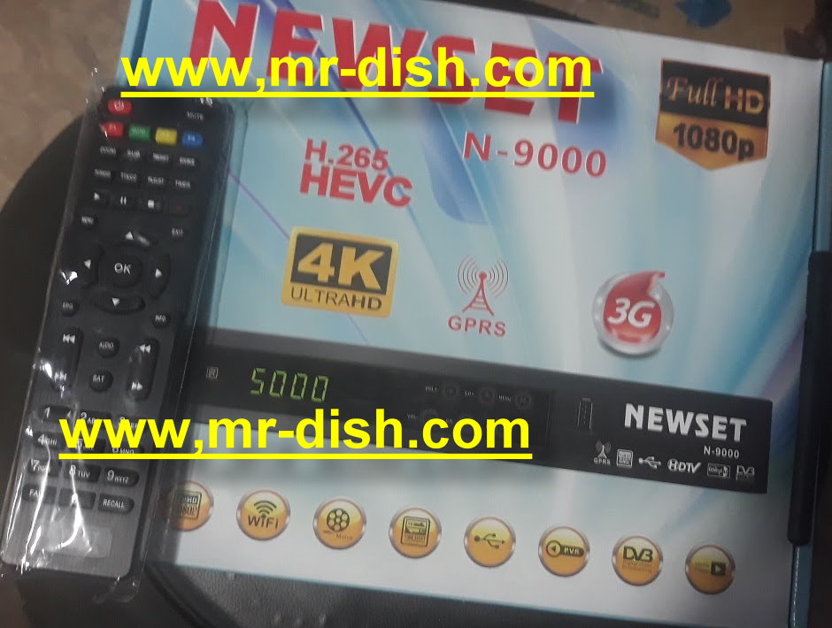 NEWSET N-9000 HD RECEIVER NEW AUTOROLL POWERVU SOFTWARE DSCAM OK