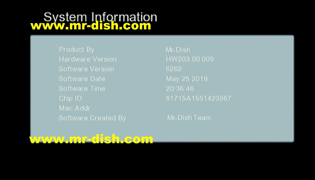 HW 203.00.009 GX6605S BOARD RECEIVER CLINE OK POWERVU SOFTWARE