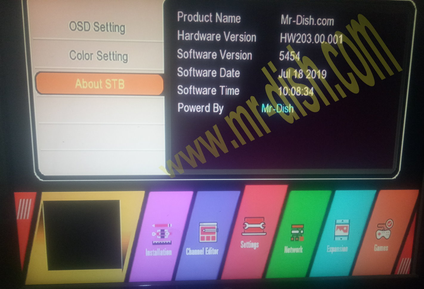 GX6605S HW203.00.001 CCCAM & TEN SPORT OK SOFTWARE