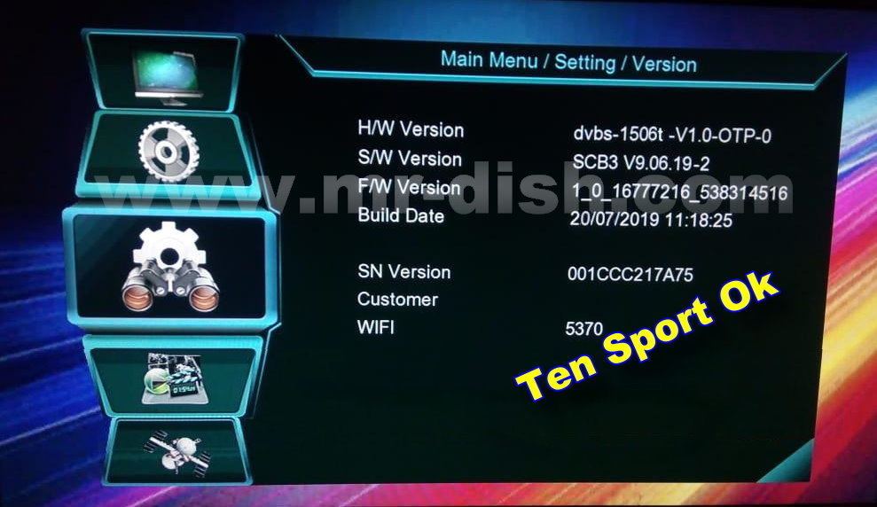 MULTIMEDIA 1506t SCB3 TEN SPORT OK NEW POWERVU SOFTWARE