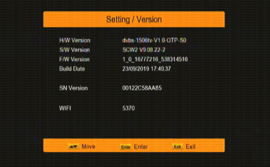 Satellite Receiver With SCW2 Menu and Smart Update Function