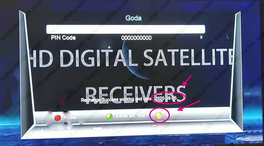 1506TV NEW RECEIVER WITH GODA AND DSCAM 1 YEAR FREE