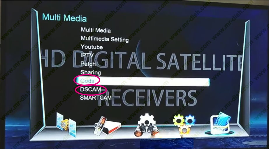 1506TV NEW RECEIVER WITH GODA AND DSCAM 1 YEAR FREE