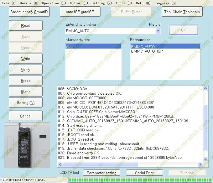 809h Software RT809H1 - Mr-Dish