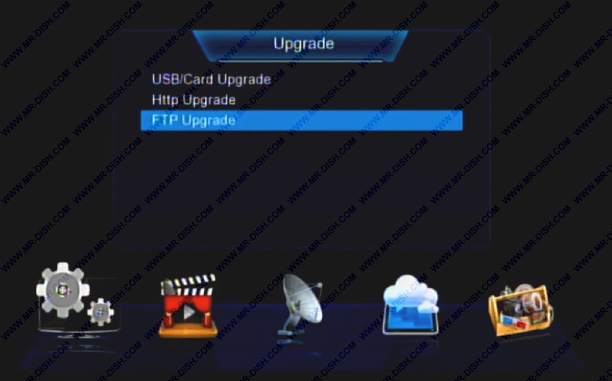 FTP Option in 1506TV Receiver