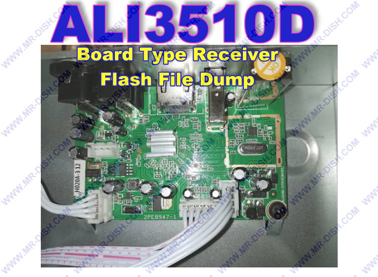 ALI3510D Board Receiver Flash File Dump