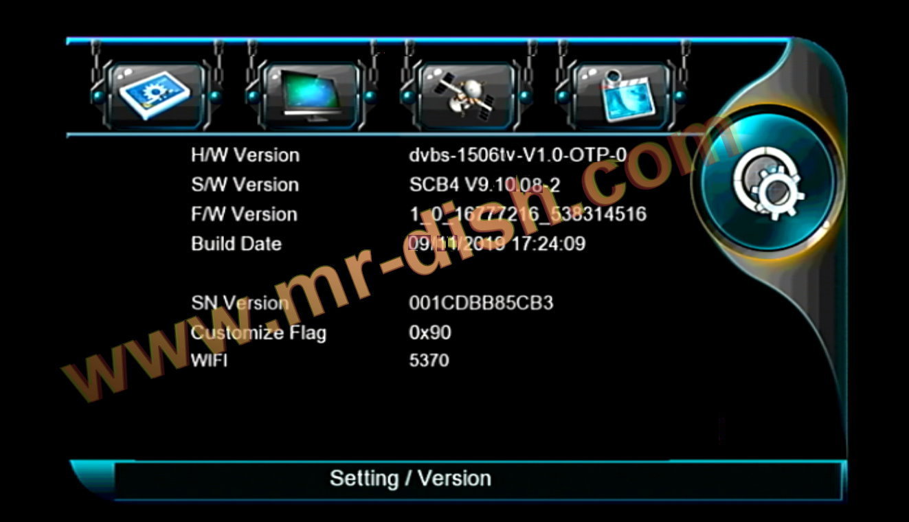  SCB4 MENU TYPE NEW SOFTWARE WITH APPLE IPTV OPTION