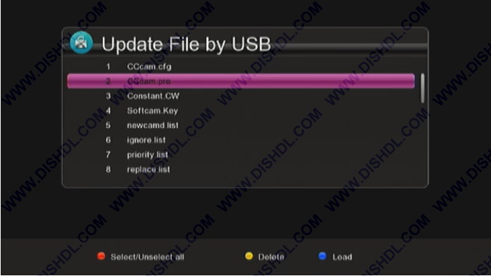 USB Update Gx6605S 5815