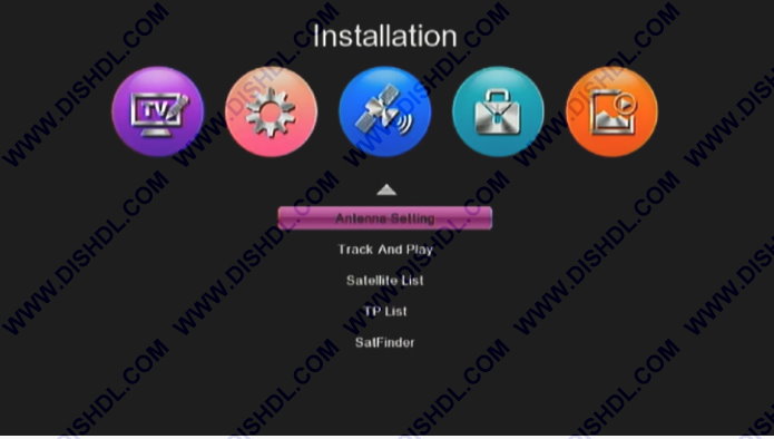 Menu Gx6605S 5815