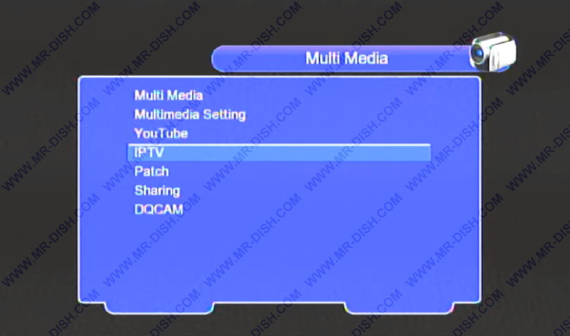 1506TV Patch menu