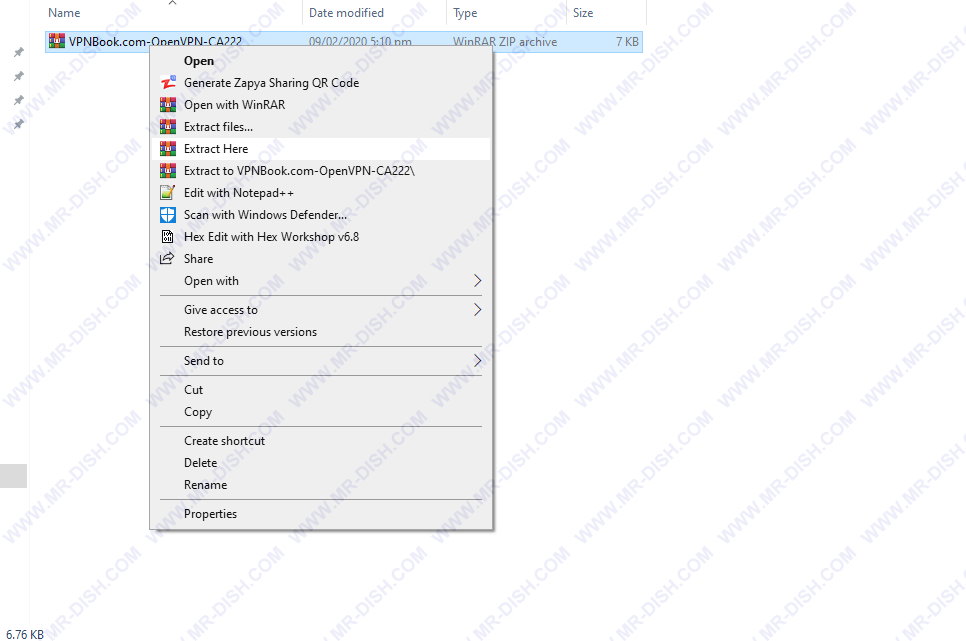 Finde VPN Server Address