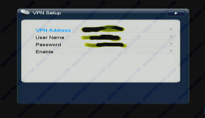 Enable, VPN Address