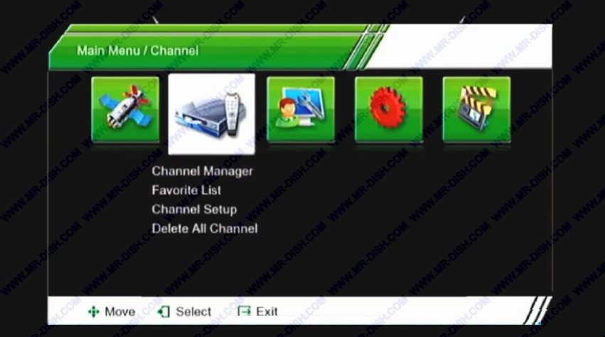 1506T SGG1 Menu