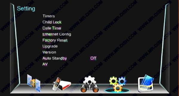 PANORAMA H2 MINI V2 1506T SCB1 Menu