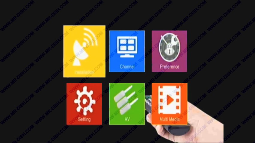 1506TV SCW1 Menu