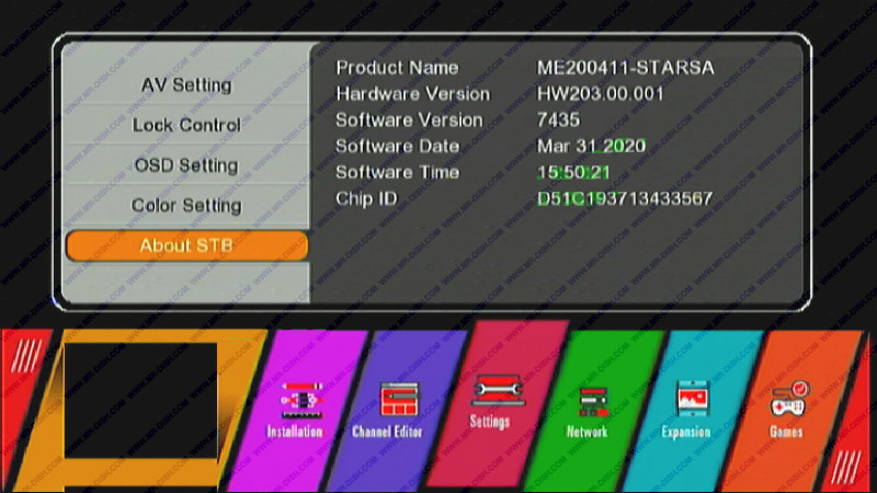GX6605S HW203.00.001 SOFTWARE WITH CCCAM AND DLNA
