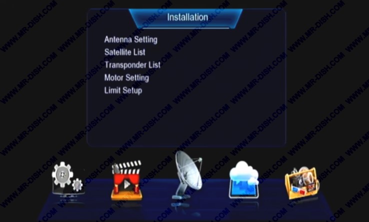 DRAKE 990 PLUS Menu