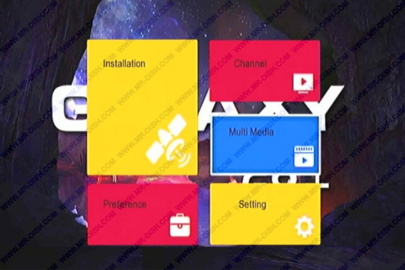 MAGNUM G8+ 1506TV SGC2 Menu