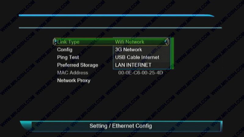 1507G 8M RECEIVER Network