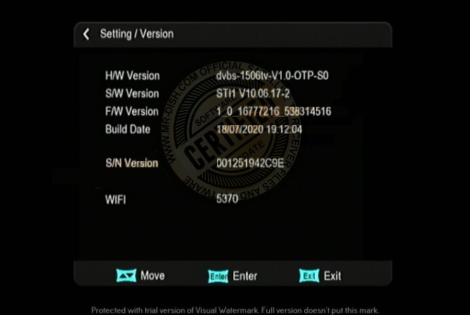 MILANO X1 1506TV STI1 New Software Information