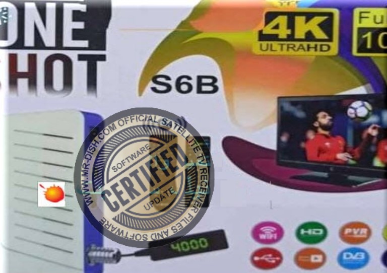 ONESHOT S6B 1506TV STB2 NEW SOFTWARE