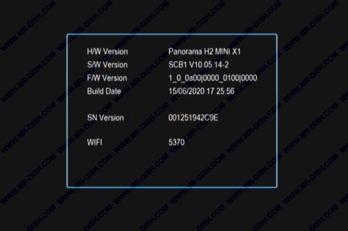 PANORAMA H2 MINI X1 New Software Version