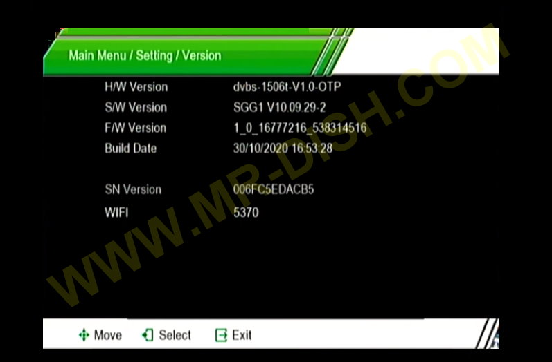 MATRIX ASH S5 1506T SGG1 SOFTWARE VERSION