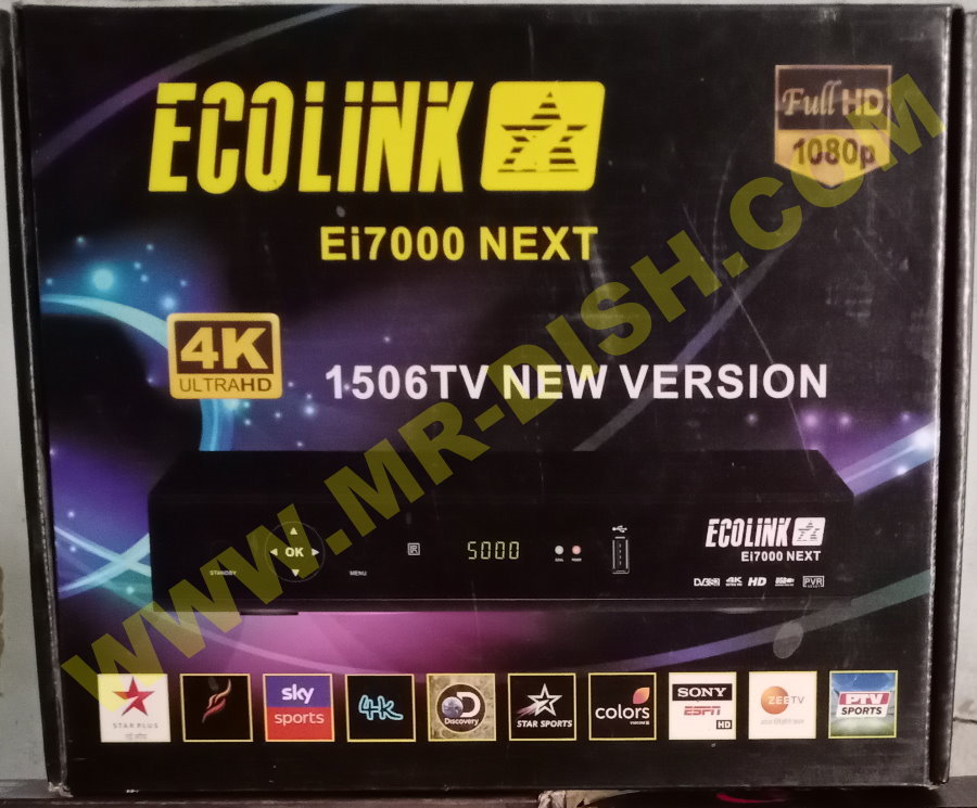 ECOLINK EI7000 NEXT 1506TV STF3 SOFTWARE