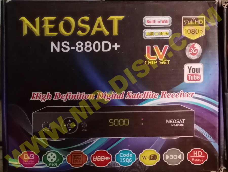 NEOSAT NS-880D PLUS 1506LV DOLBY OK SOFTWARE