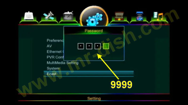 Vision Ecast Mr Dish