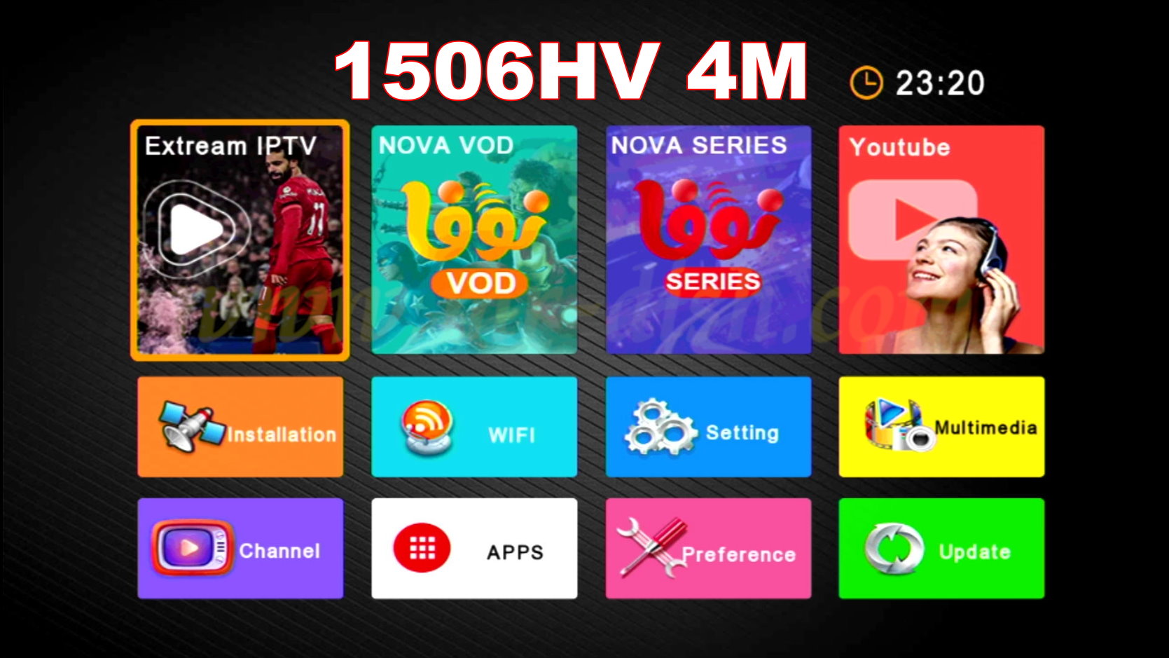NOVA 1506HV 4M SUNPLUS RECEIVER NEW SOFTWARE