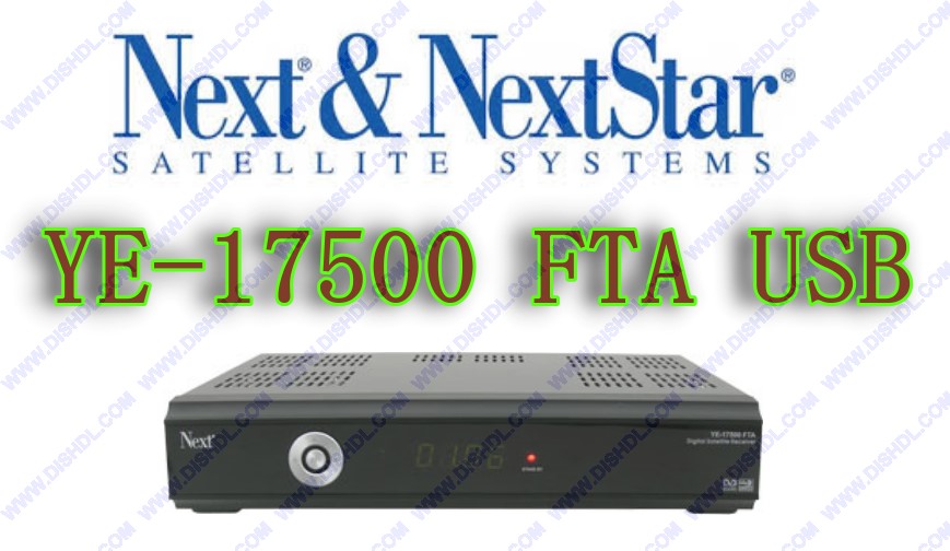 NEXT YE-17500 FTA USB RECEIVER SOFTWARE UPDATE