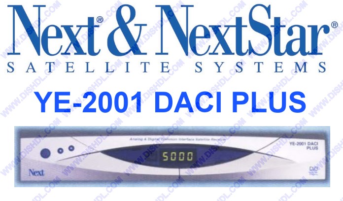 NEXT YE-2001 DACI PLUS RECEIVER SOFTWARE